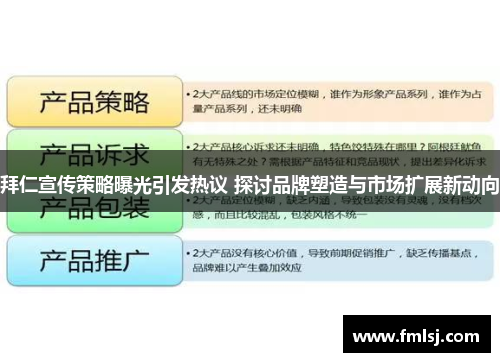 拜仁宣传策略曝光引发热议 探讨品牌塑造与市场扩展新动向